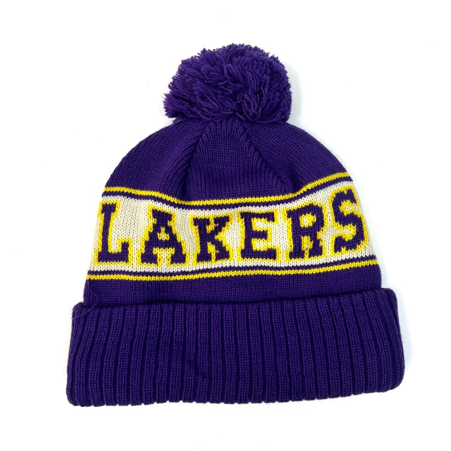 NEW ERA Los Angeles Lakers Retro Pom Knit Beanie