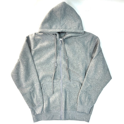 Basic Zip Up Fleece Hoodie Jacket