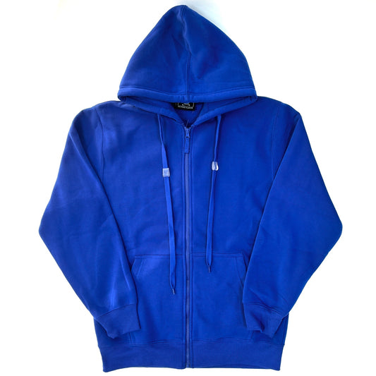 Basic Zip Up Fleece Hoodie Jacket