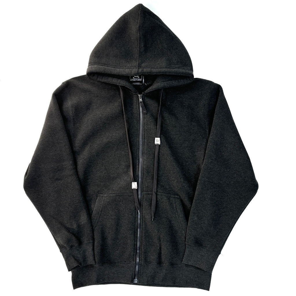Zip Up Fleece Hoodie