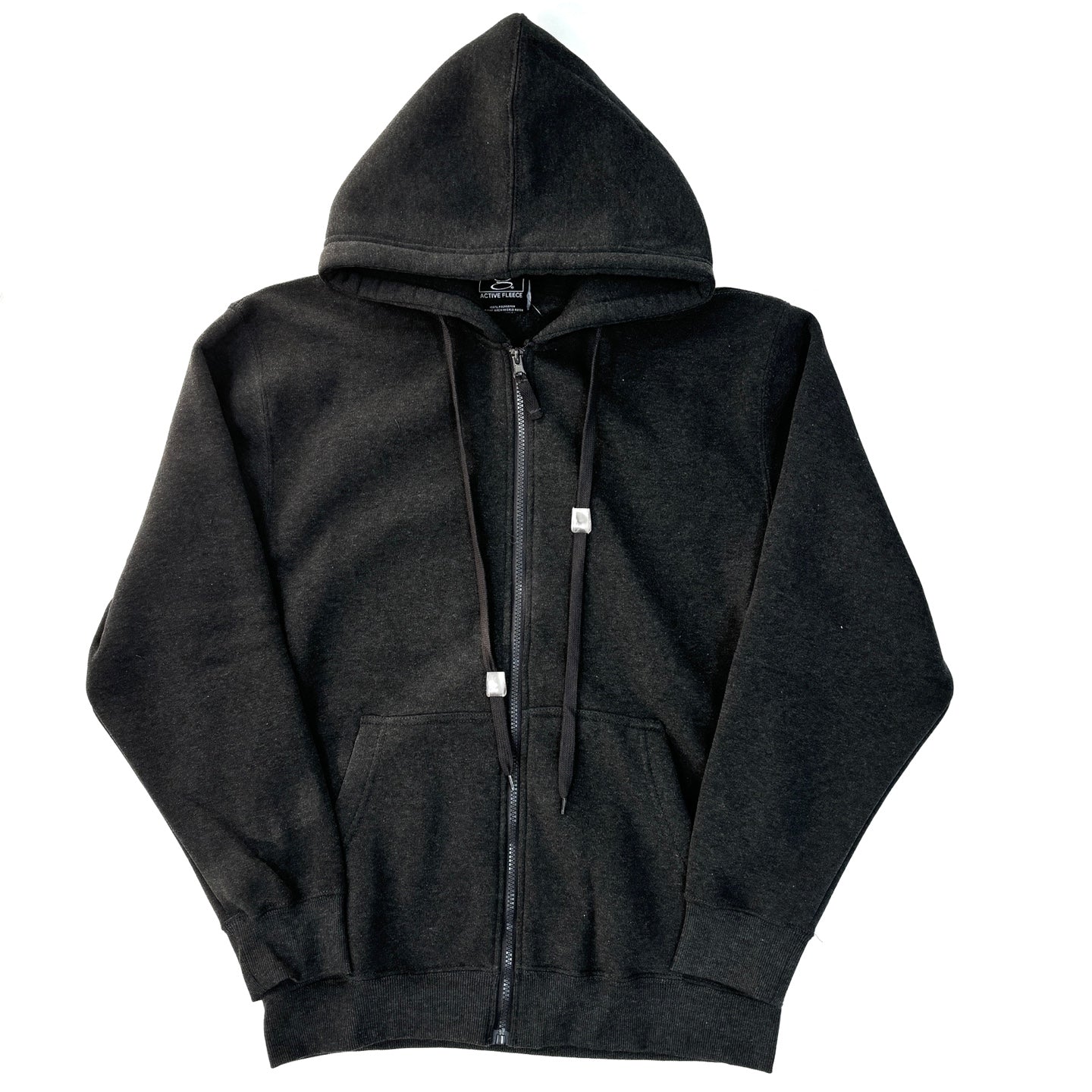 Basic Zip Up Fleece Hoodie Jacket