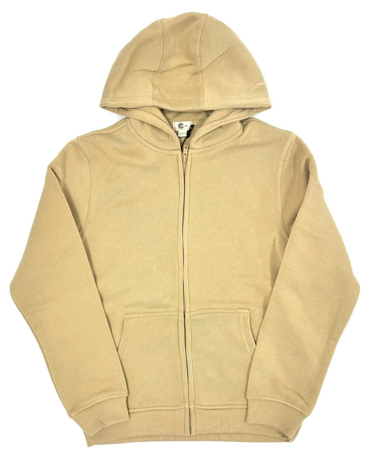 Basic Boy's Zip-up Fleece Hoodie Sweatshirt