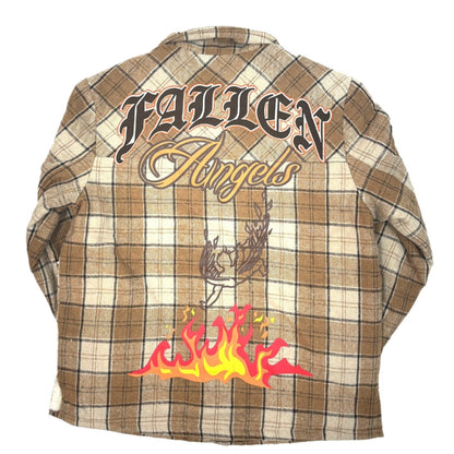 REBEL MINDS Fallen Angels Flannel Jacket