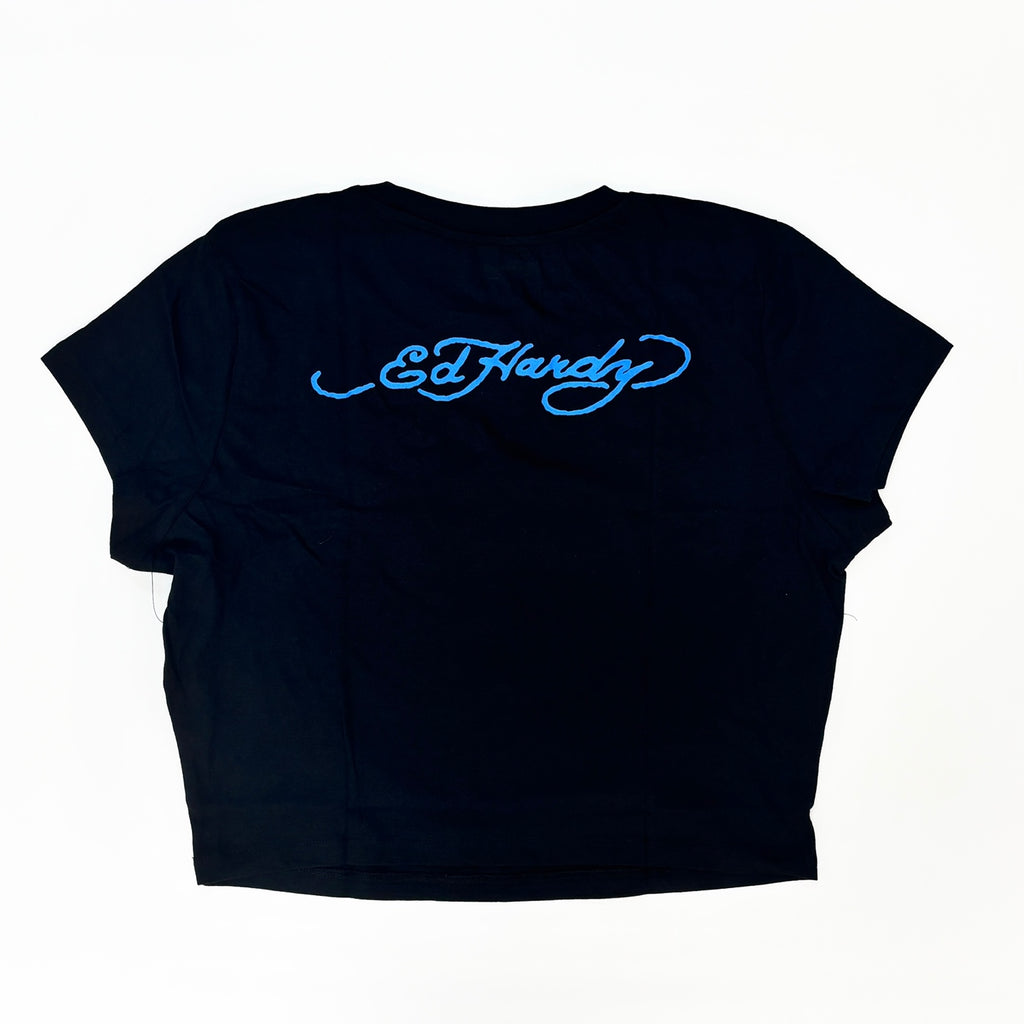 ED HARDY Women's Tiger Love Baby Tee