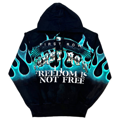 FIRST ROW Freedom Heavy Washed Graphic Hoodie