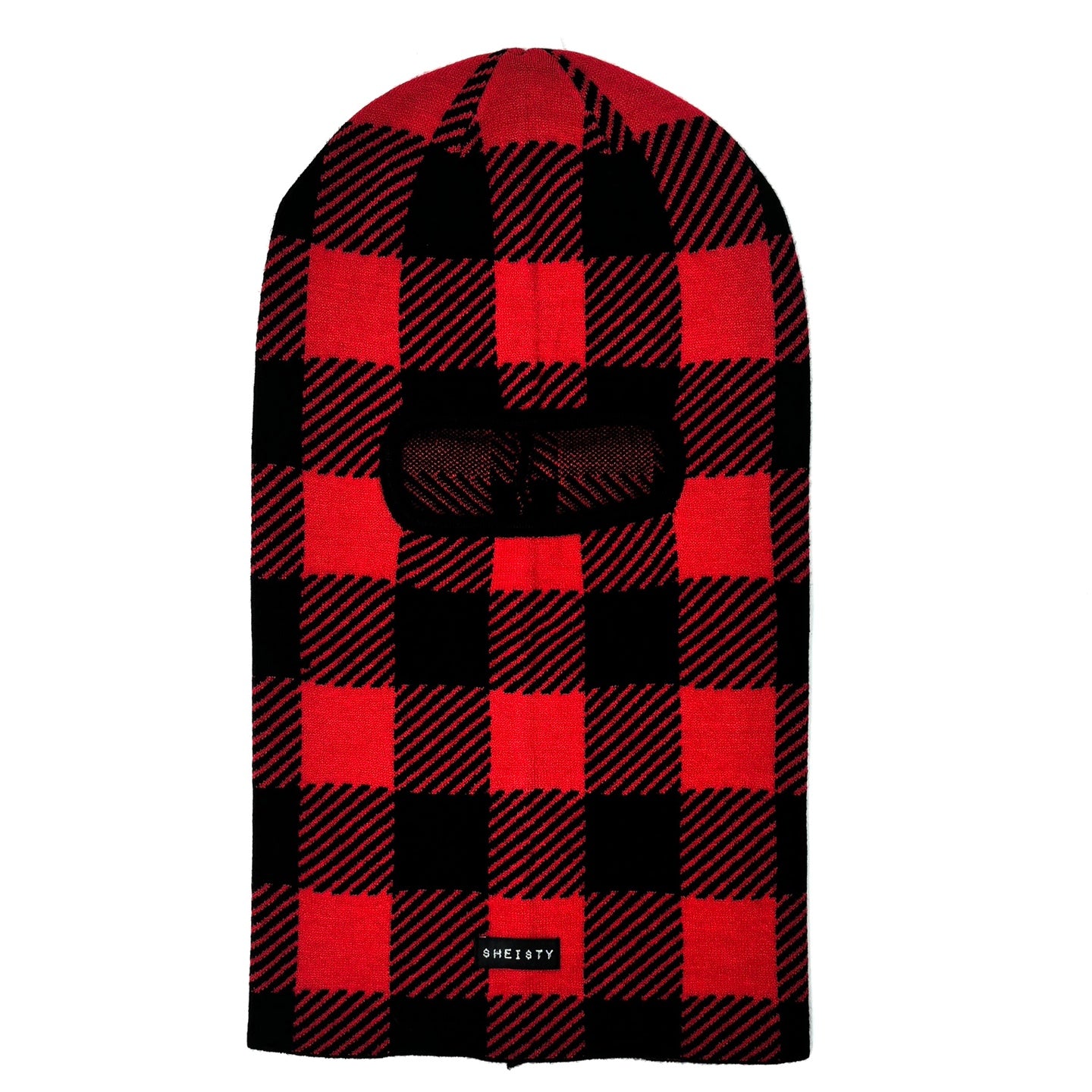 SHEISTY Buffalo Plaid Ski Mask