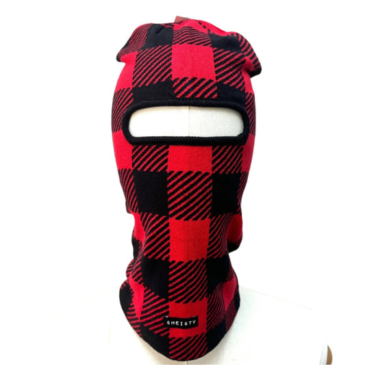 SHEISTY Buffalo Plaid Ski Mask