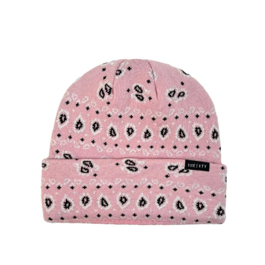 SHEISTY Paisley Beanie - Pink