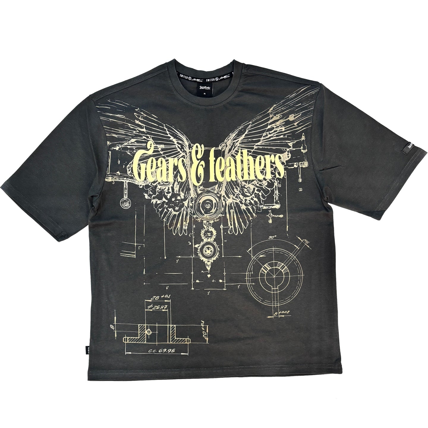 SWITCH Gears & Feathers Graphic T-shirt