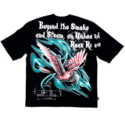 SWITCH Gears & Feathers Graphic T-shirt