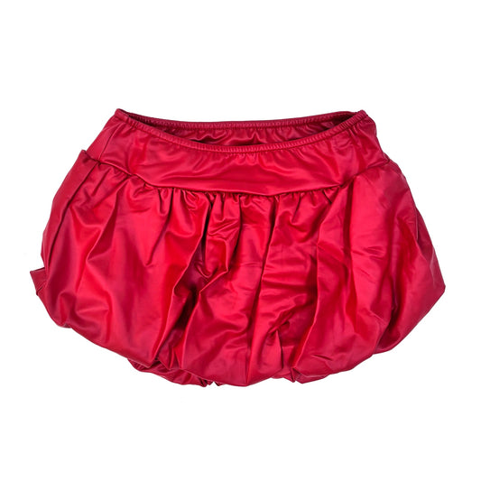 JNK USA Women Leather Bubble Skort