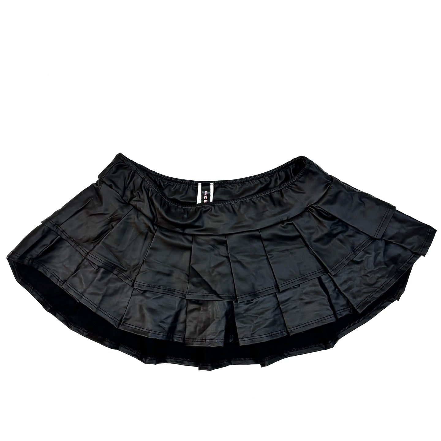 JNK USA Women Double Stacked Leather Skirt