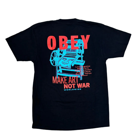 OBEY Printing Press Make Art Classic T-Shirt