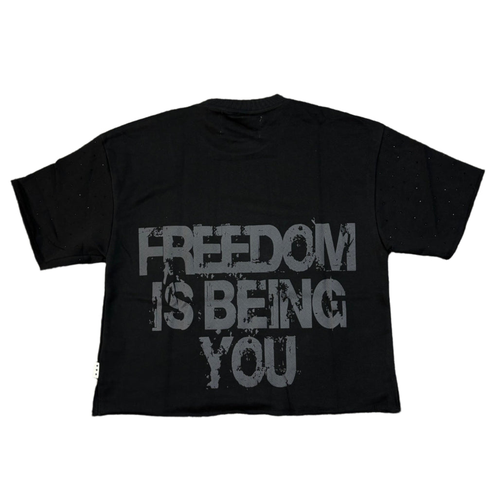 BKYS Freedom F-Terry Cropped Tee
