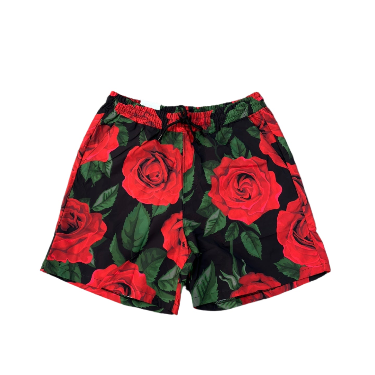 REBEL MINDS Rose & Thorn Graphic Shorts