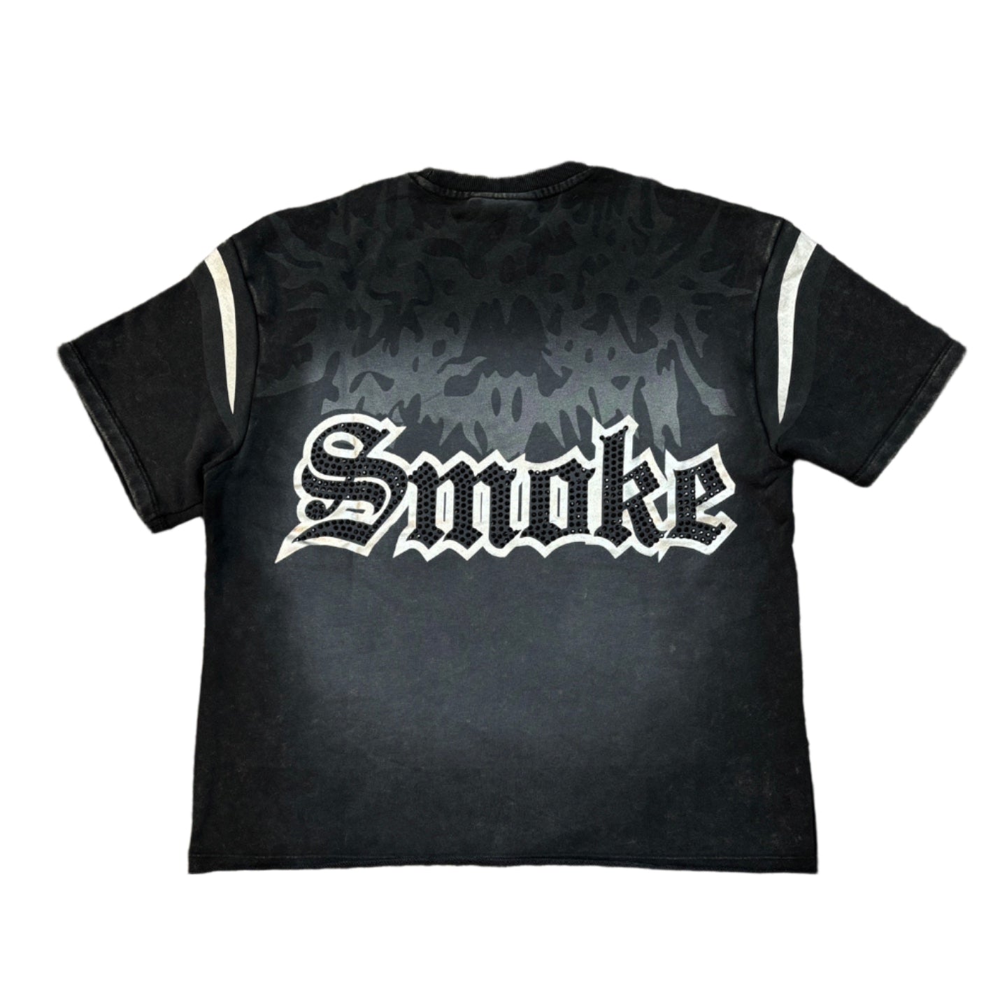 SMOKE RISE Washed Stone Graphic T-Shirt