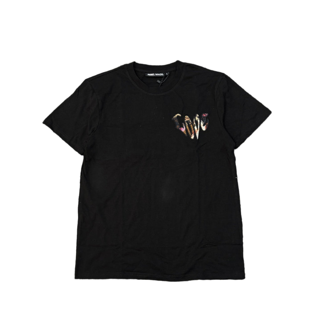 REBEL MINDS True Love Graphic T-shirt
