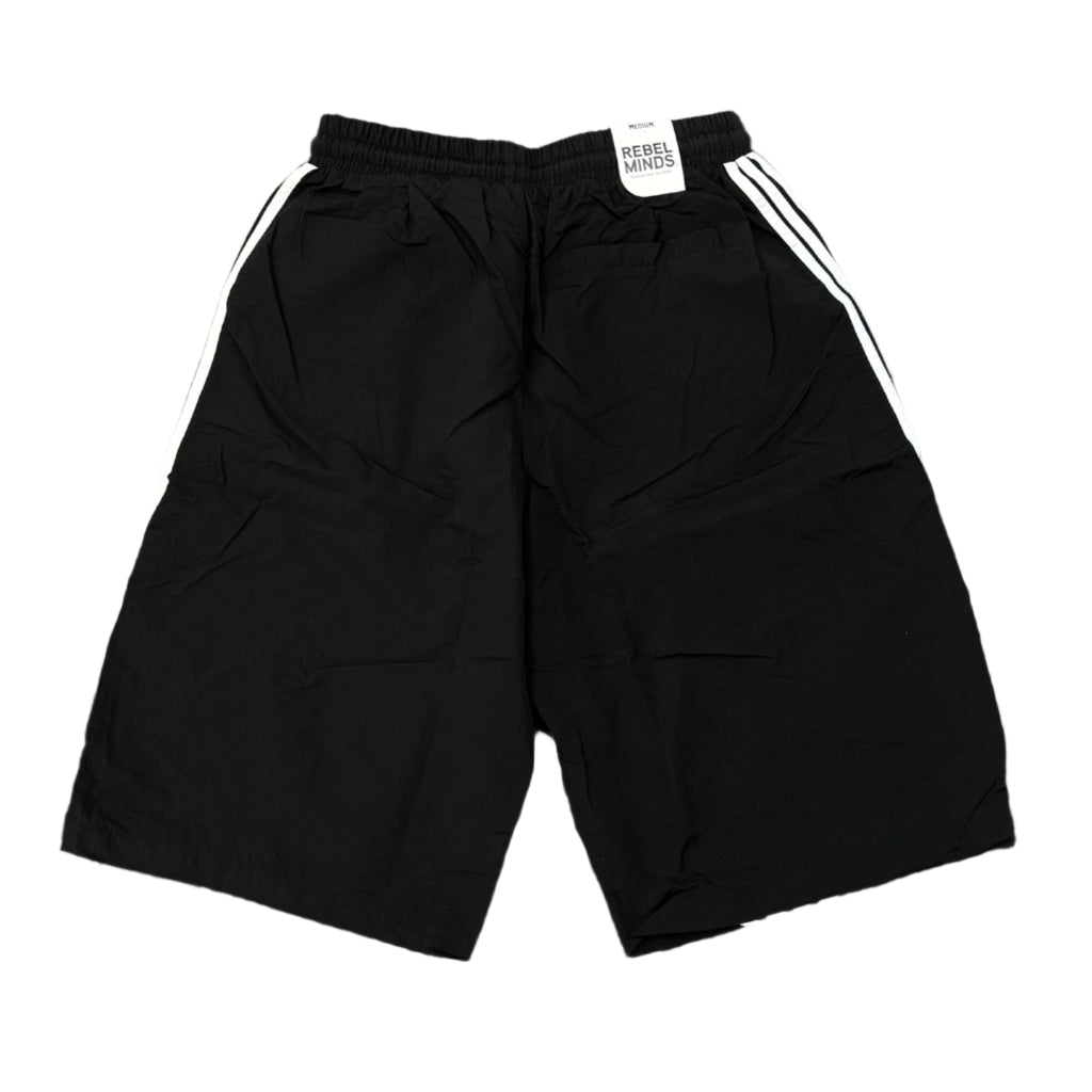 REBEL MINDS Baggy Loose Lightweight Stripe Shorts