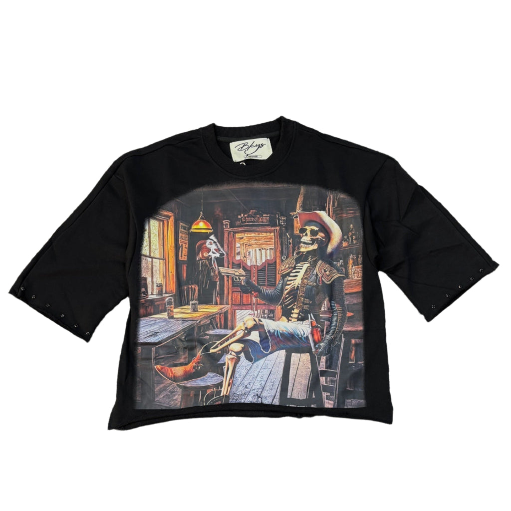 BKYS Harsh F-Terry Cropped Tee