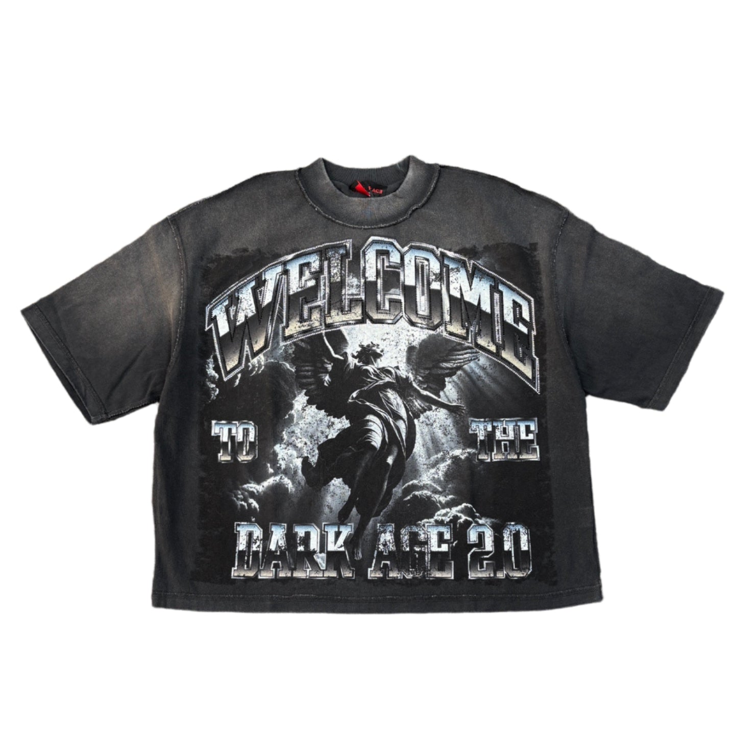 RARE PEACE Dark Age Cropped Tee