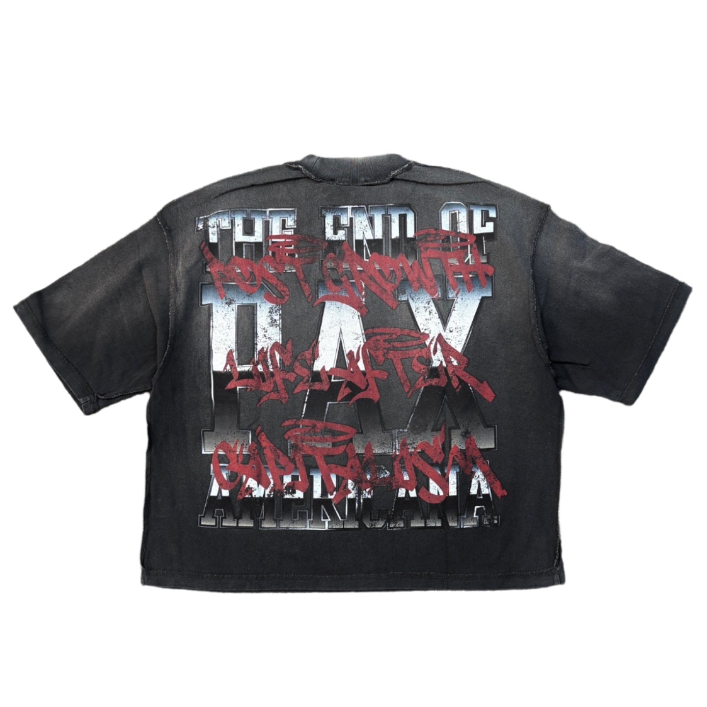 RARE PEACE Dark Age Cropped Tee