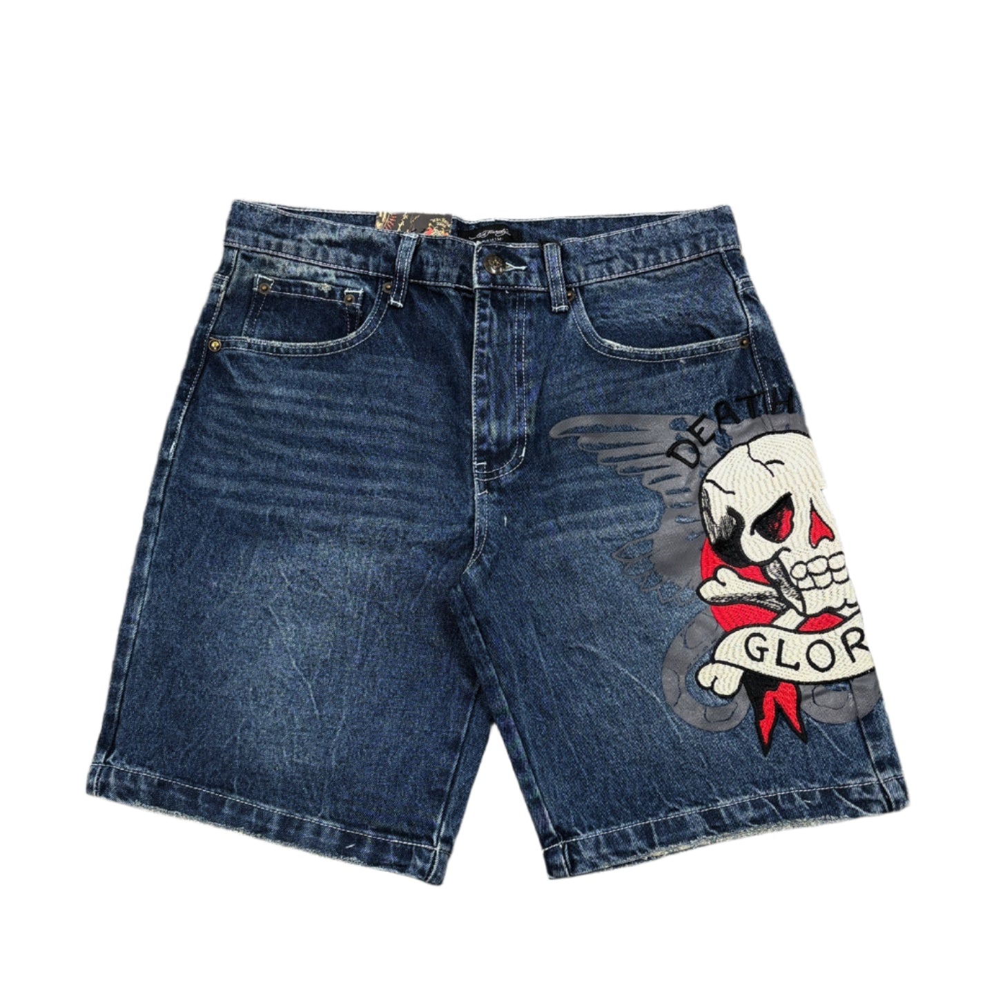 ED HARDY Glory Skull Skater Short