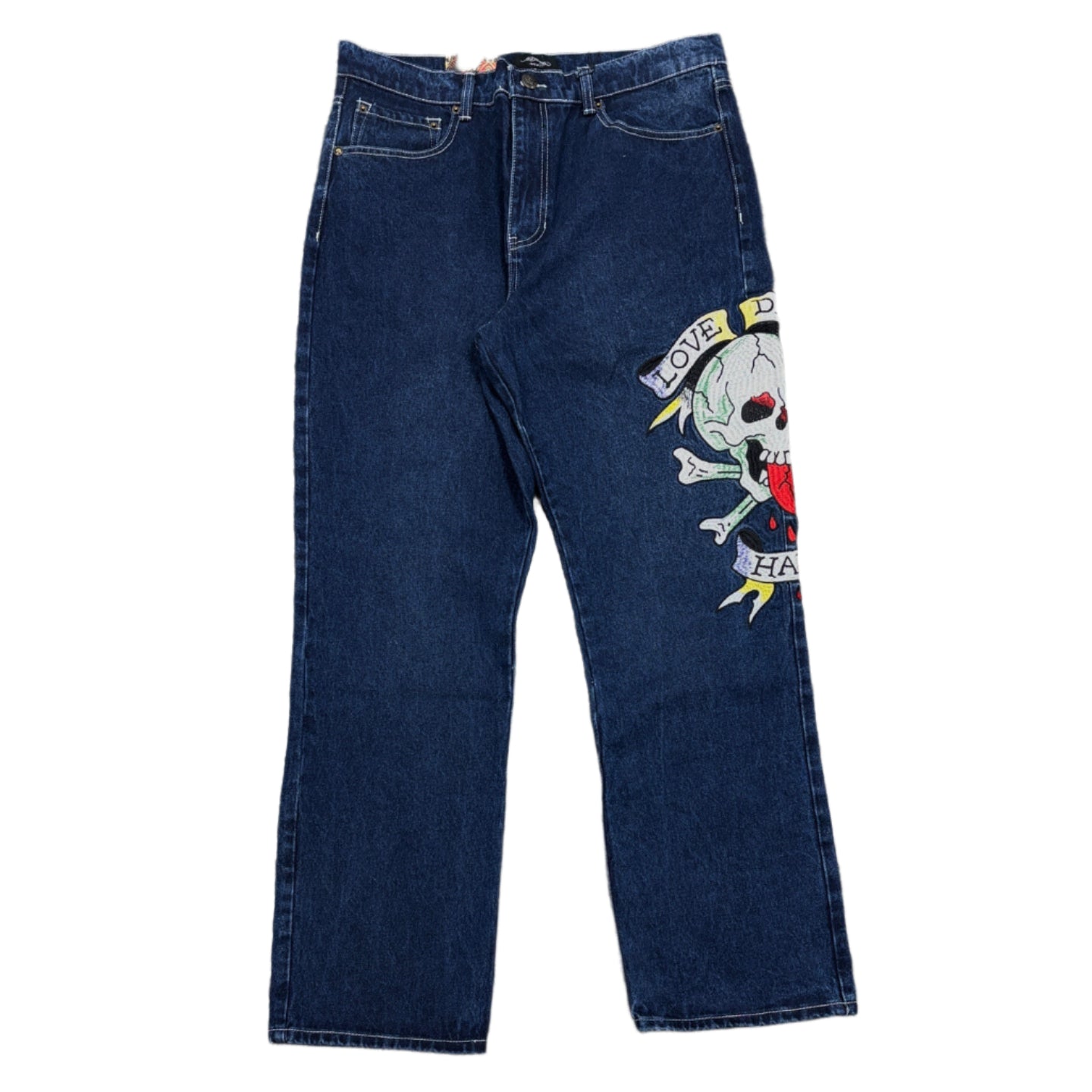 ED HARDY Love Skull Loose Fit Jeans