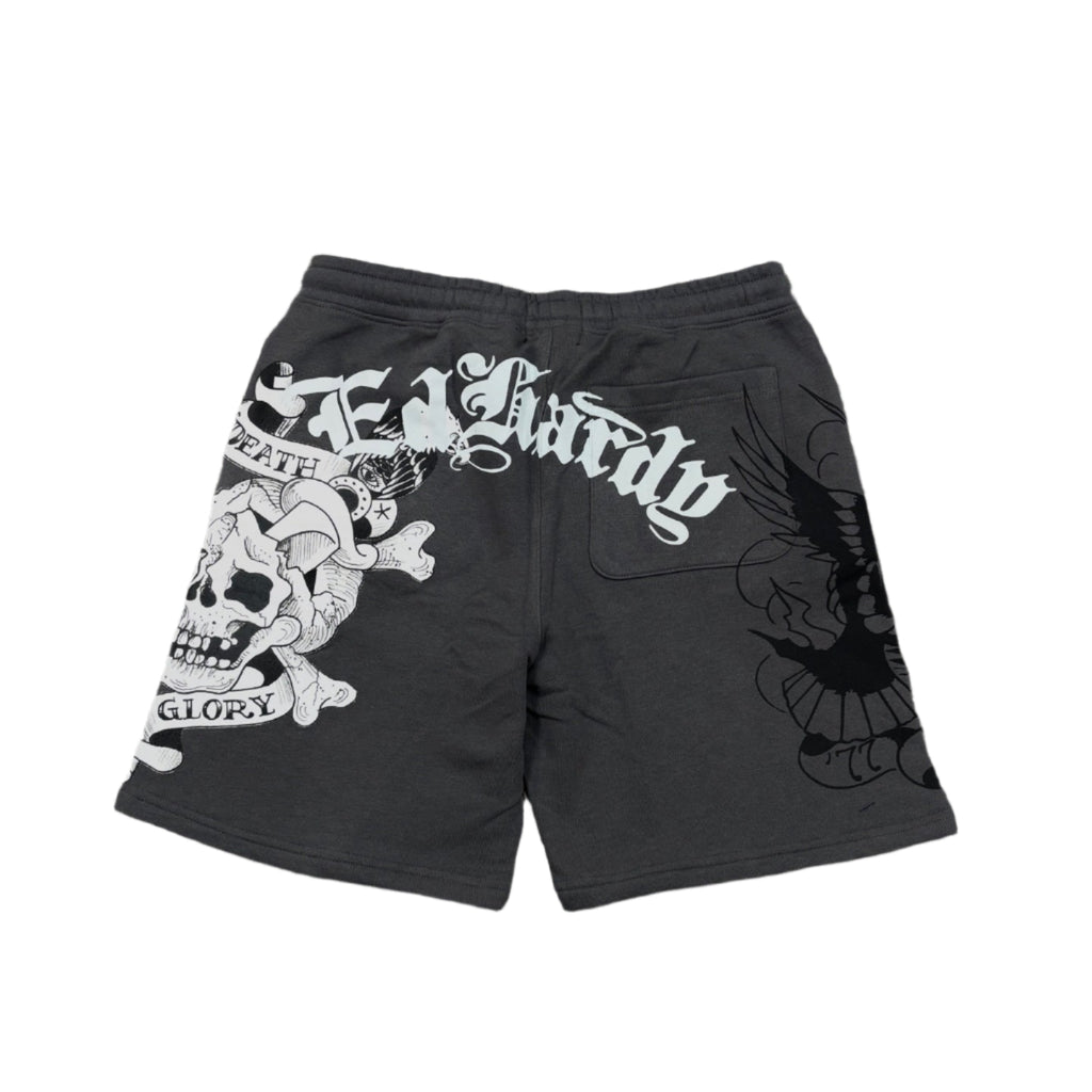 ED HARDY DG Skull Fleece Short