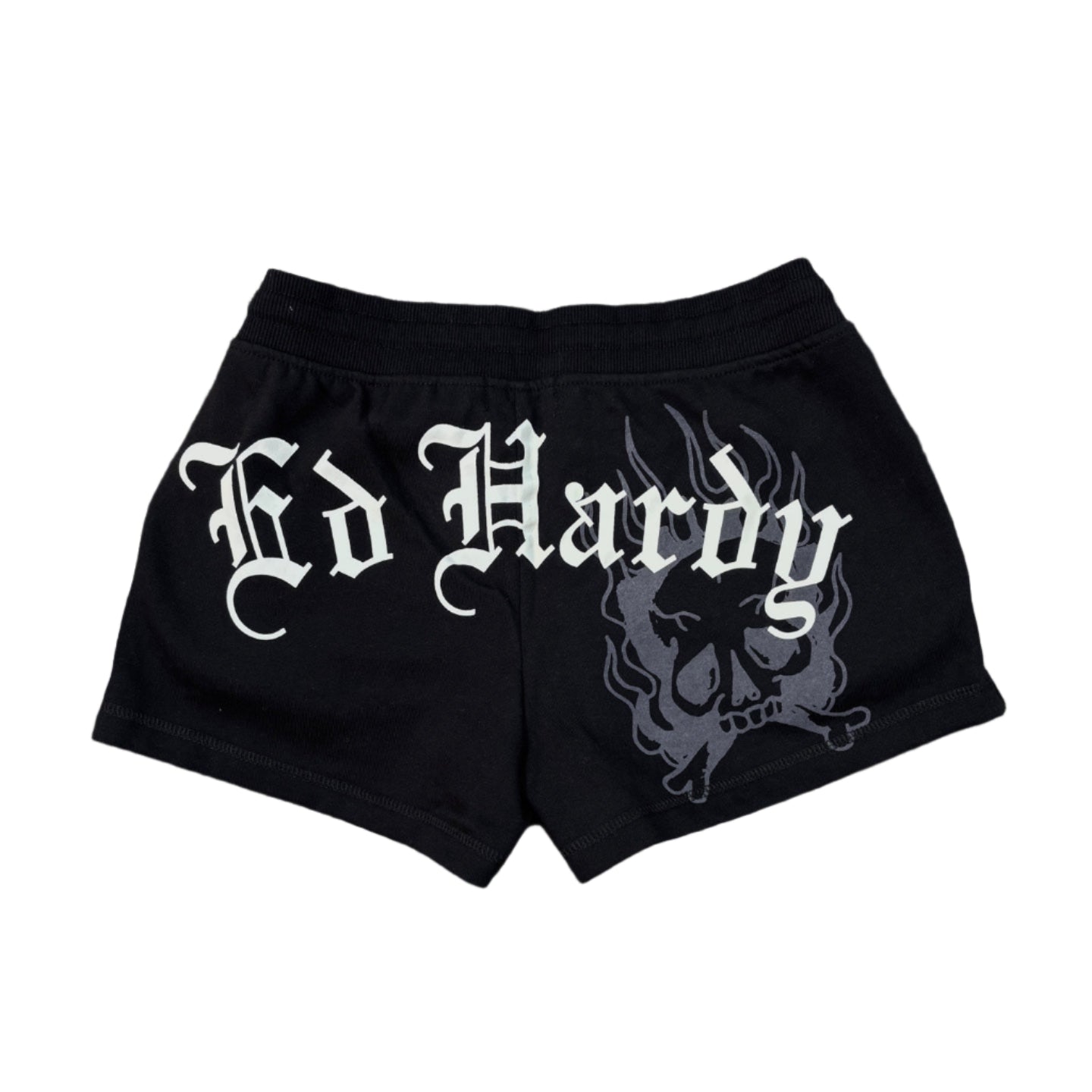 ED HARDY Black Rose Fleece Short