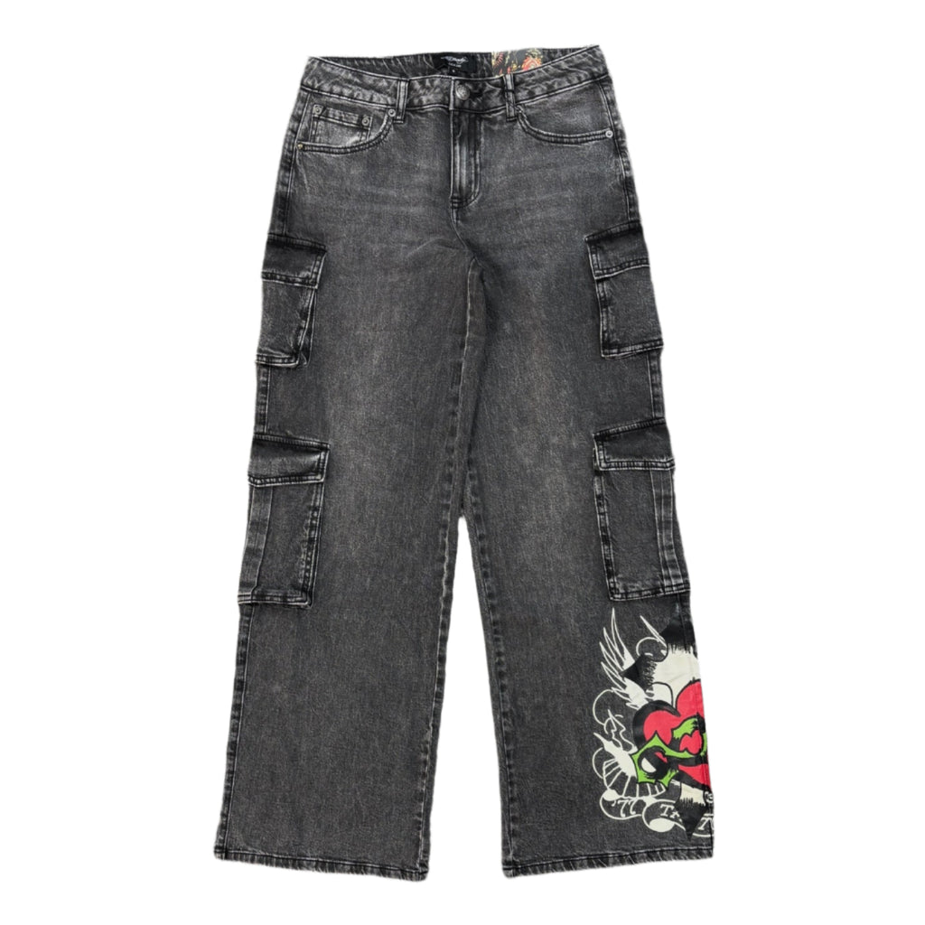 ED HARDY Sacred Heart Cargo Jeans