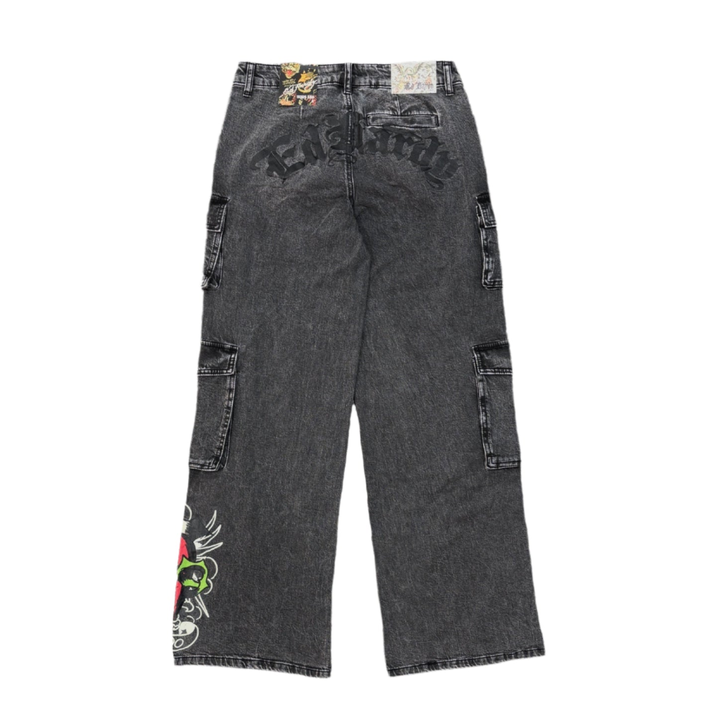 ED HARDY Sacred Heart Cargo Jeans