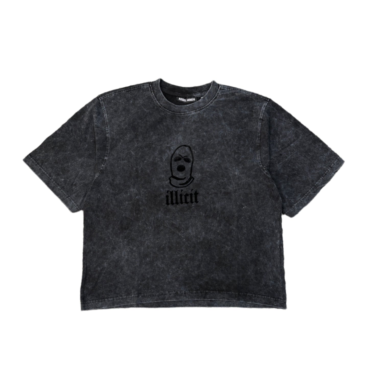 REBEL MINDS Interpretation Graphic Crop Tee