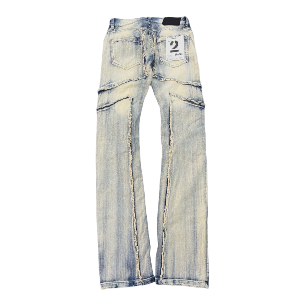 EVOLUTION Stacked Jeans - Ice Tint