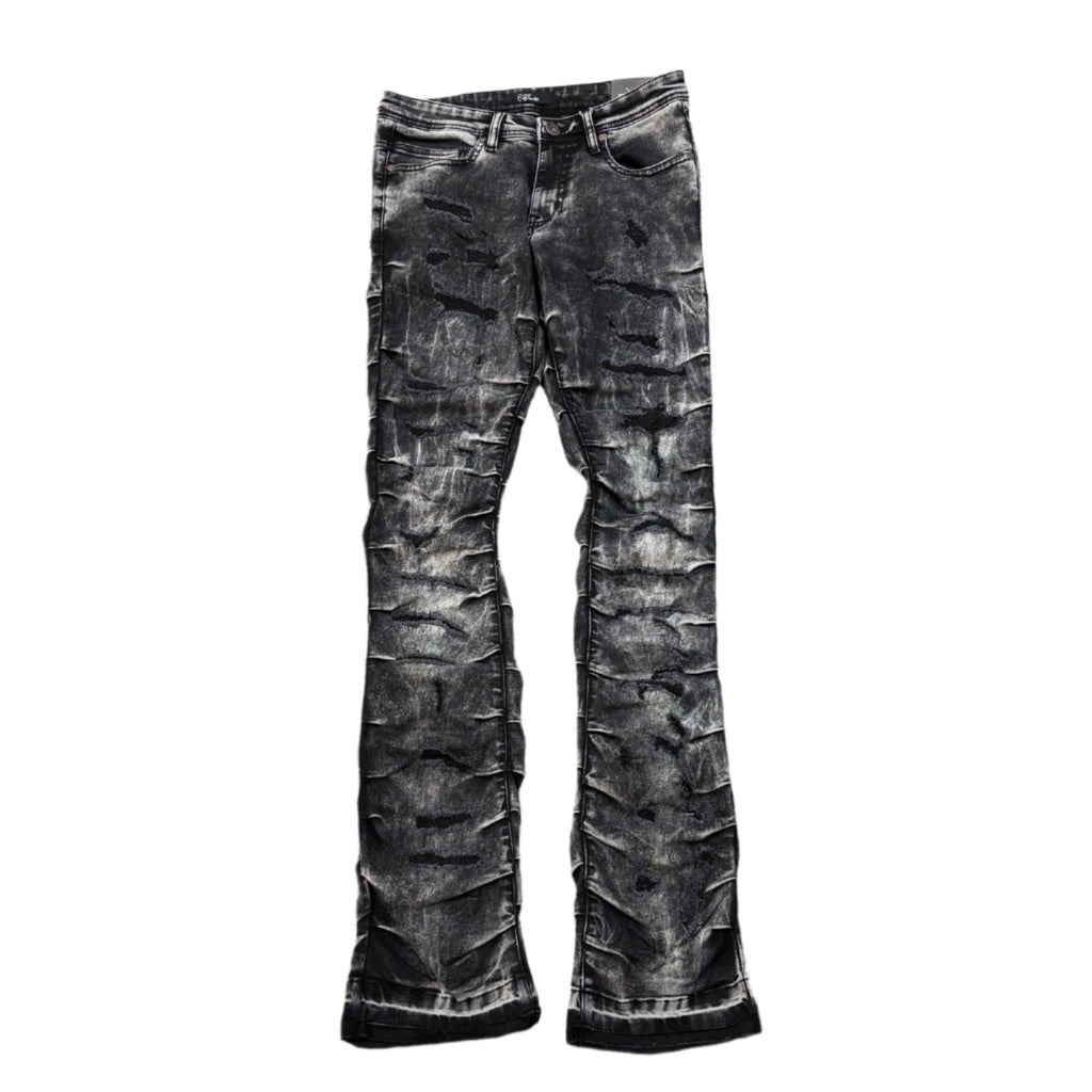 KINDRED CLOTHING Washed Stack Jeans - Black