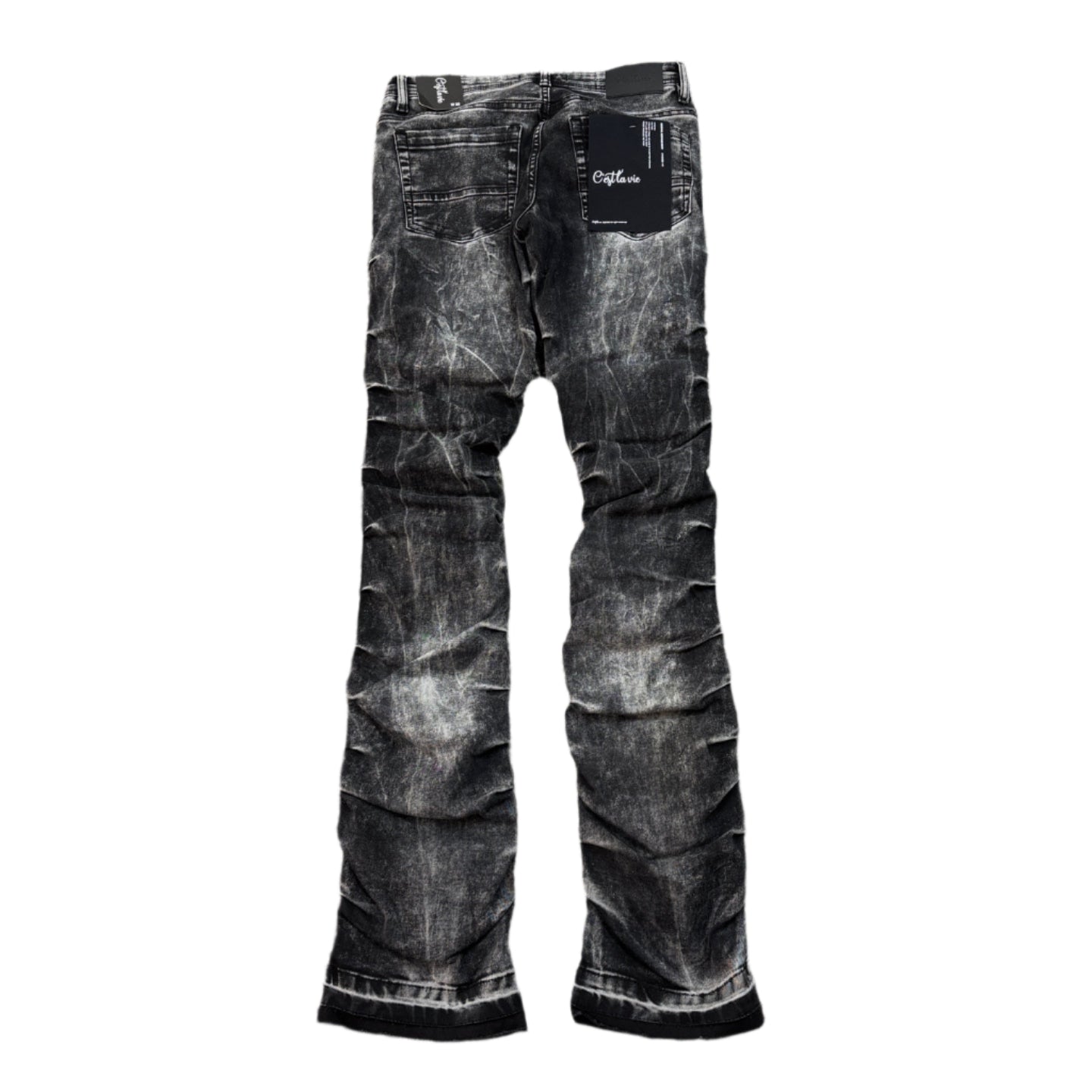 KINDRED CLOTHING Washed Stack Jeans - Black