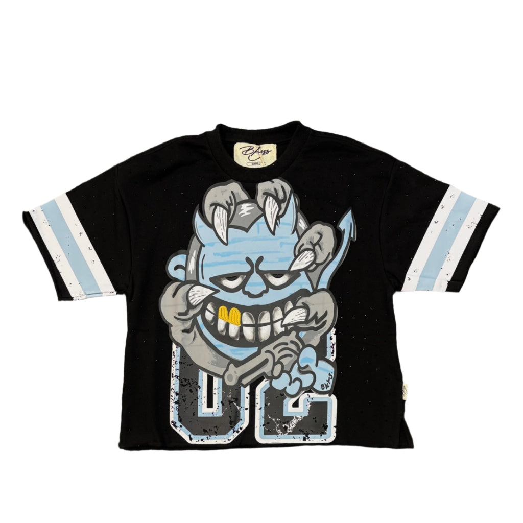 BKYS Devil Revolver F-Terry Cropped Tee