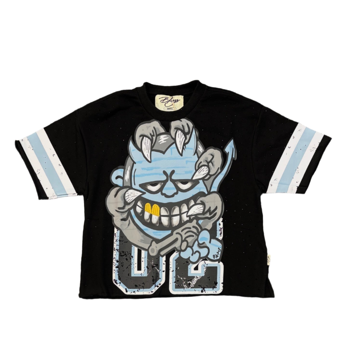 BKYS Devil Revolver F-Terry Cropped Tee