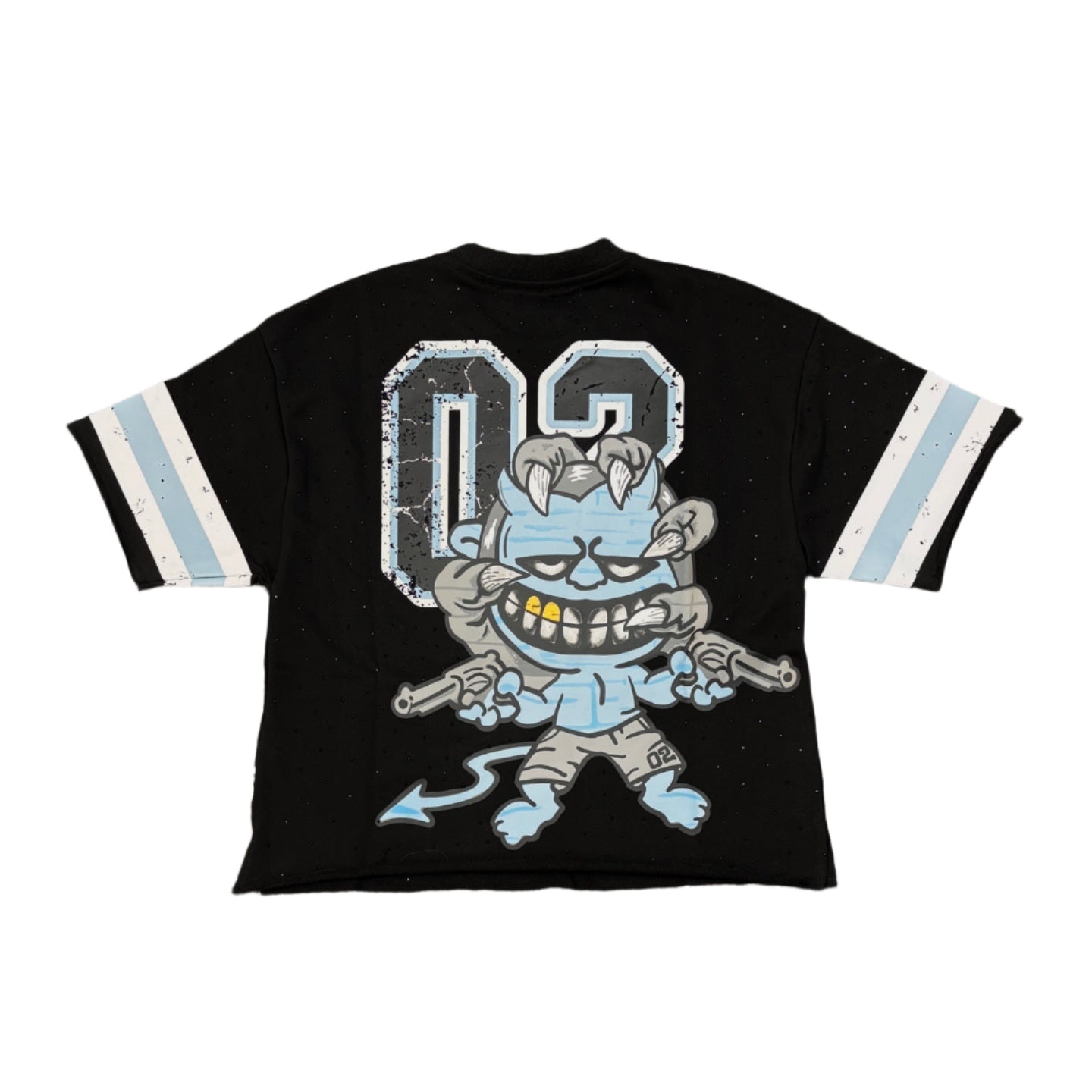 BKYS Devil Revolver F-Terry Cropped Tee