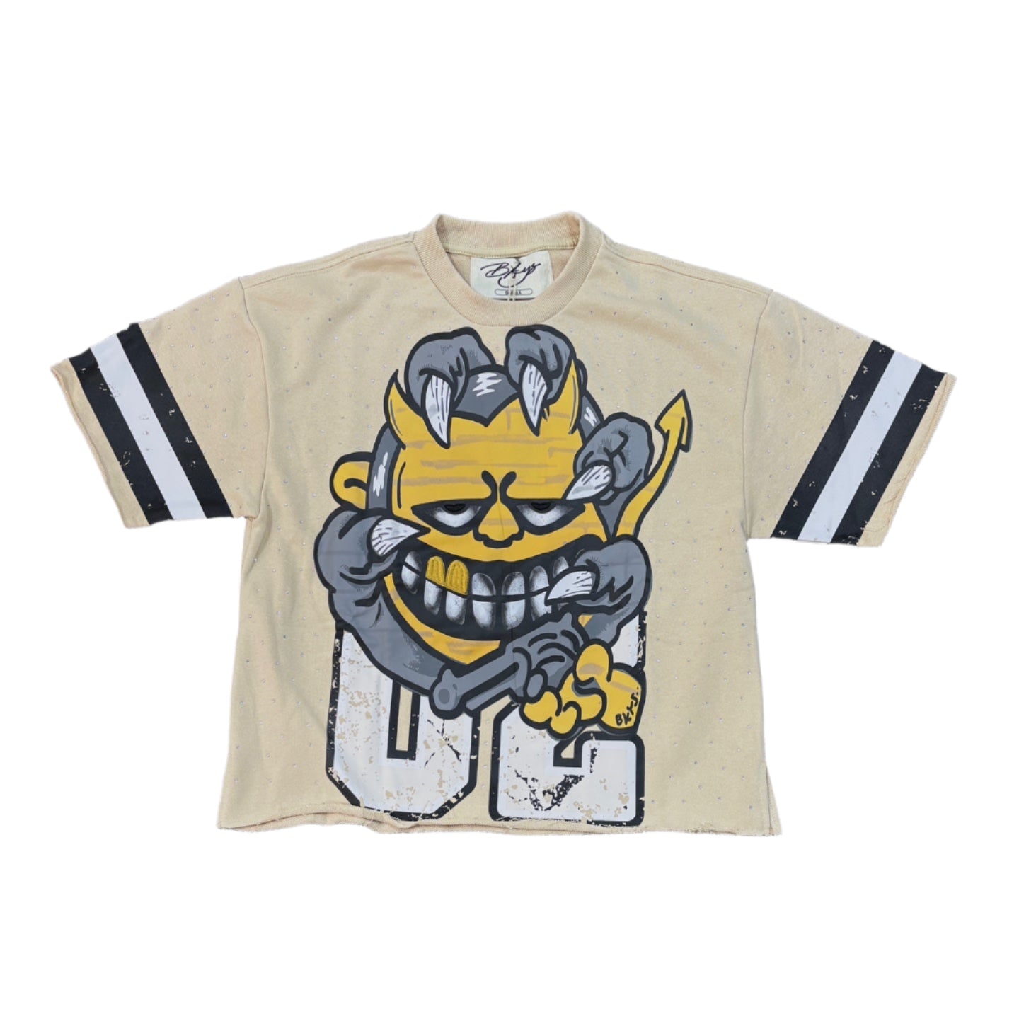 BKYS Devil Revolver F-Terry Cropped Tee