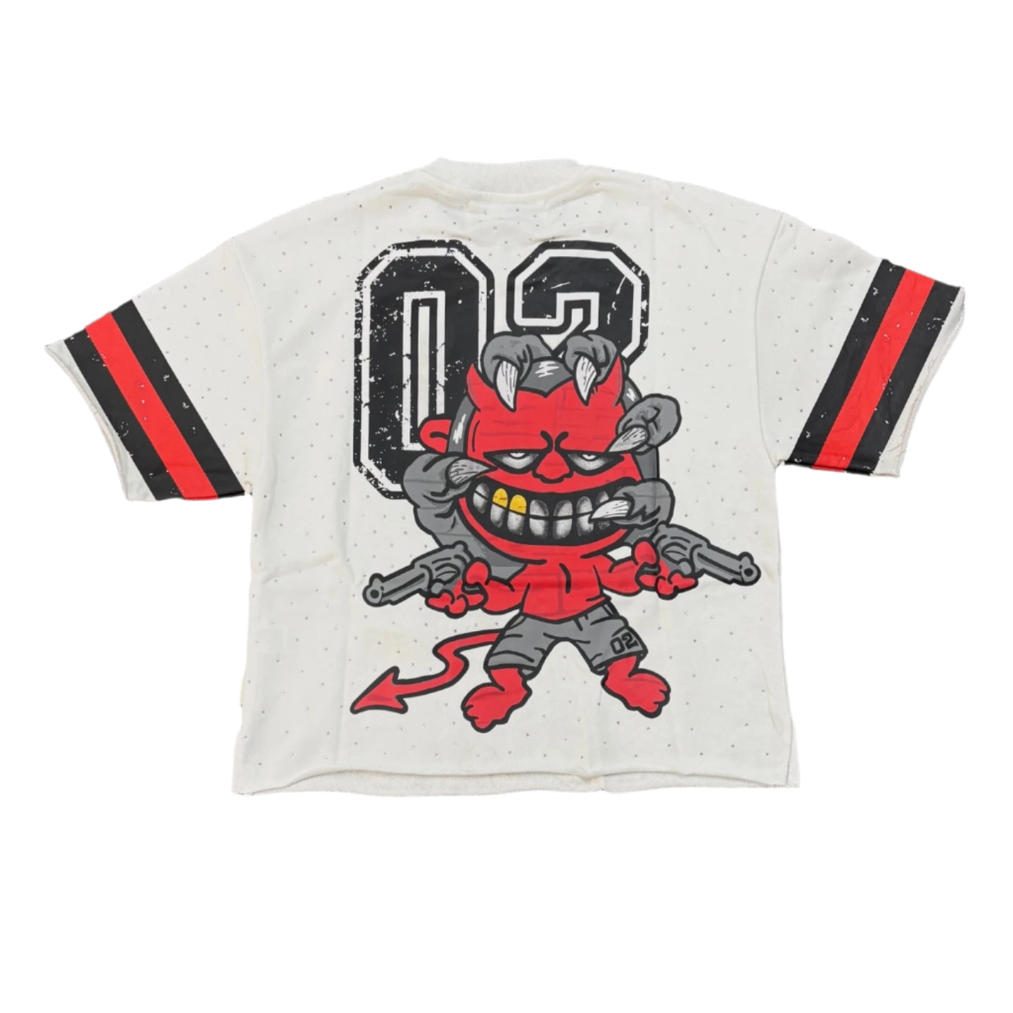 BKYS Devil Revolver F-Terry Cropped Tee