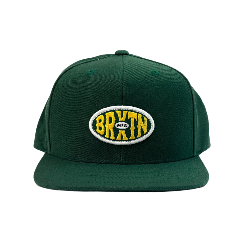 BRIXTON Largo MP Snapback Hat - Green