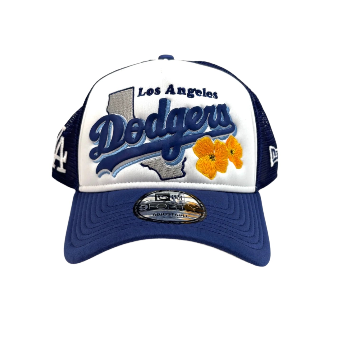 NEW ERA Los Angeles Dodgers State Flower 9FORTY A-Frame Snapback