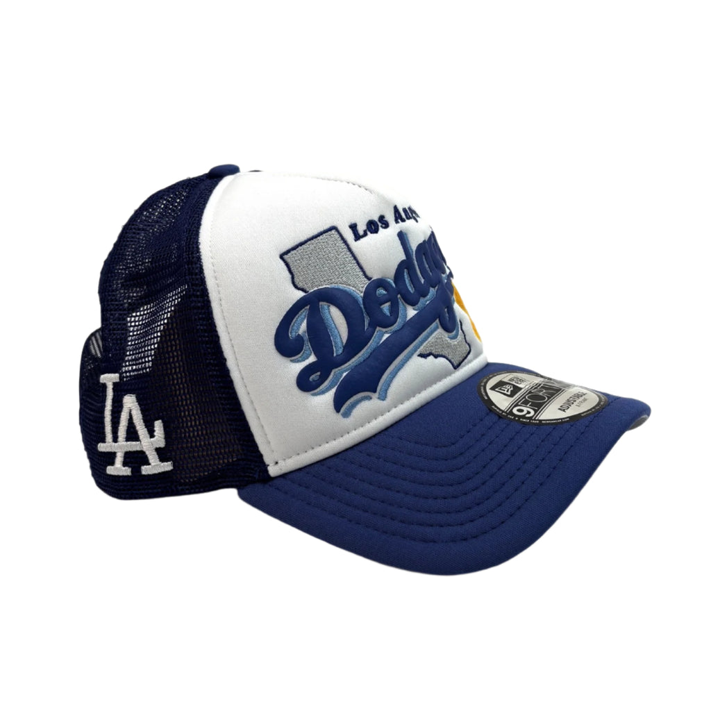NEW ERA Los Angeles Dodgers State Flower 9FORTY A-Frame Snapback