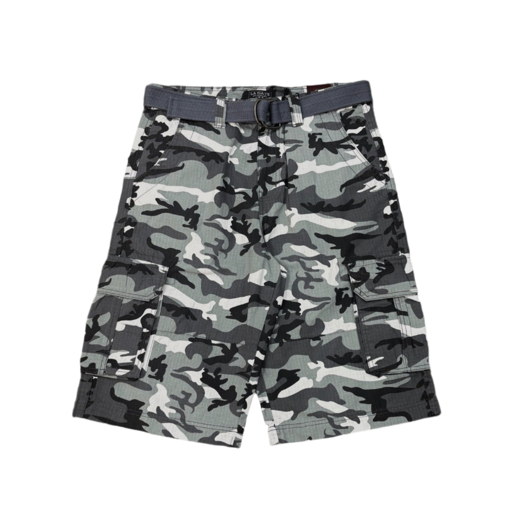 Camoflauge Military Cargo Shorts with Pockets