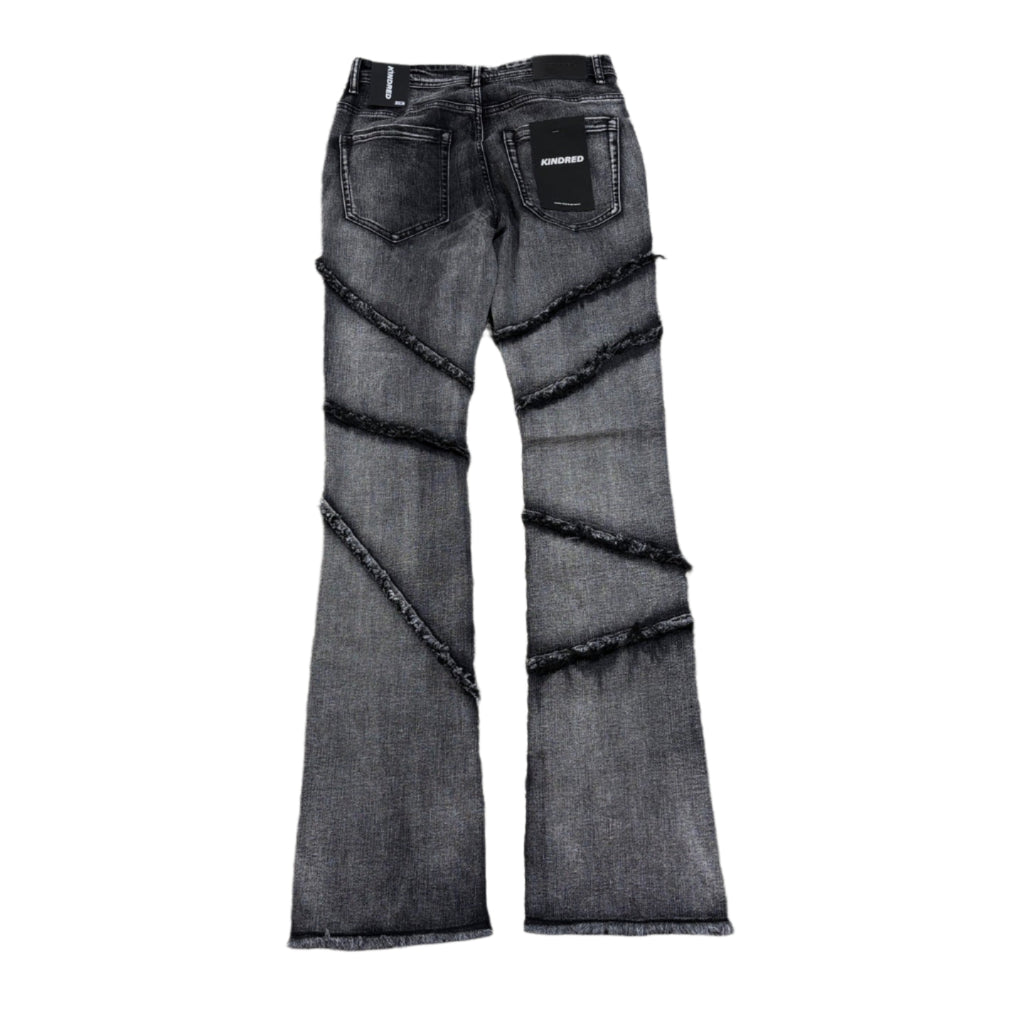 KINDRED Line Ripped Stacked Jean