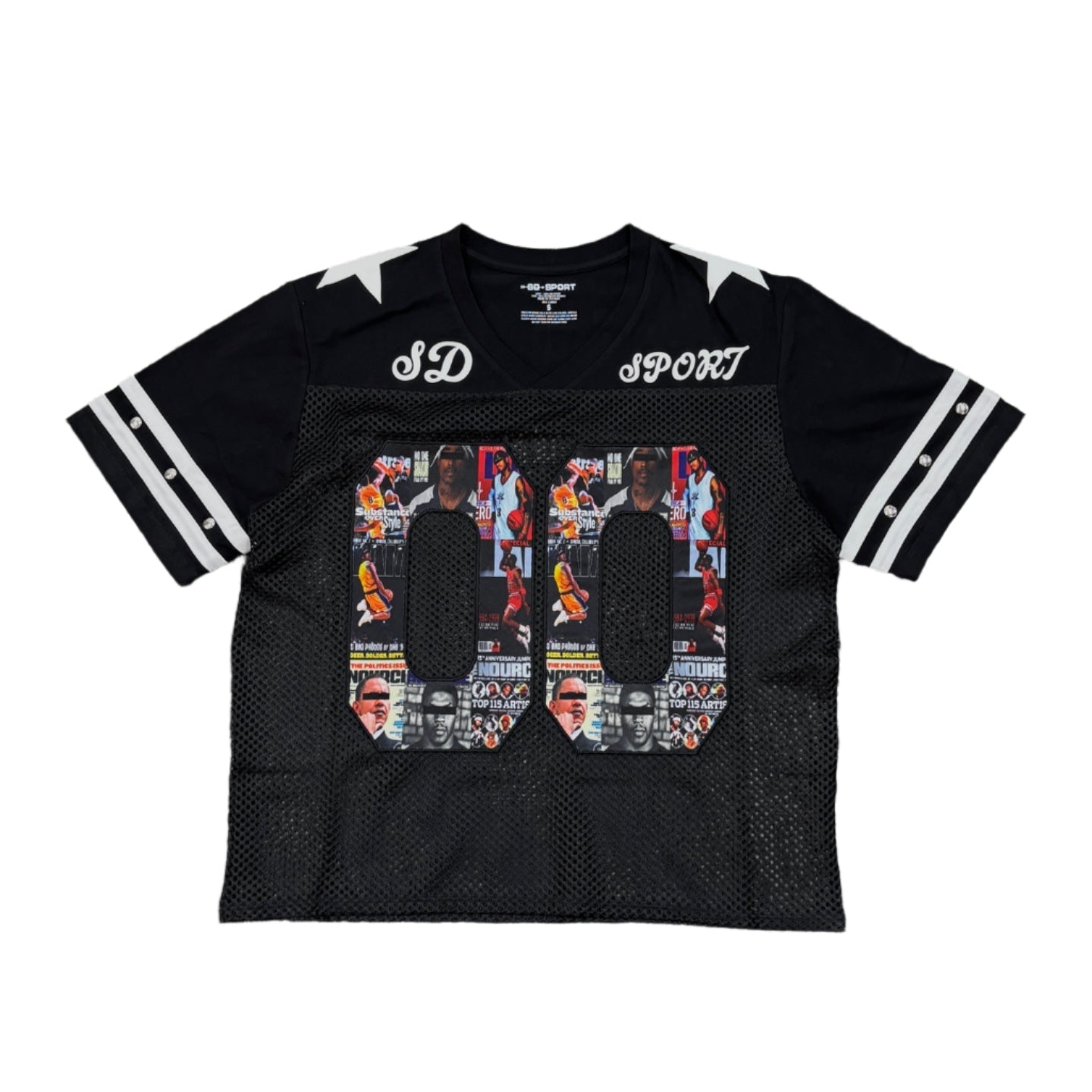 SD SPORT Crop Graphic Jersey