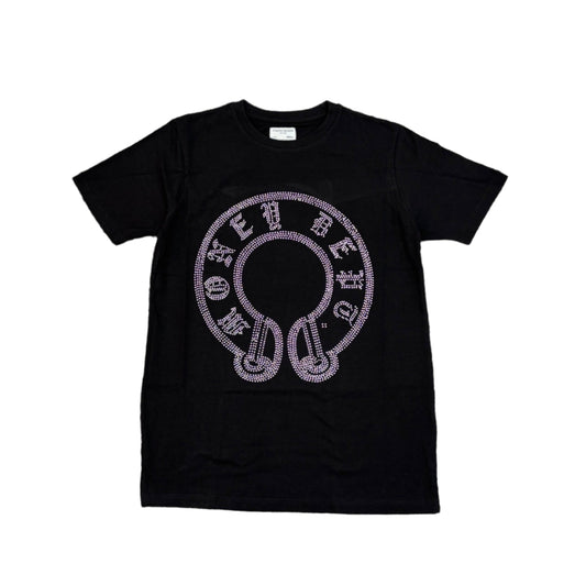 EVOLUTION Money Dept Rhinestone Graphic T-shirt