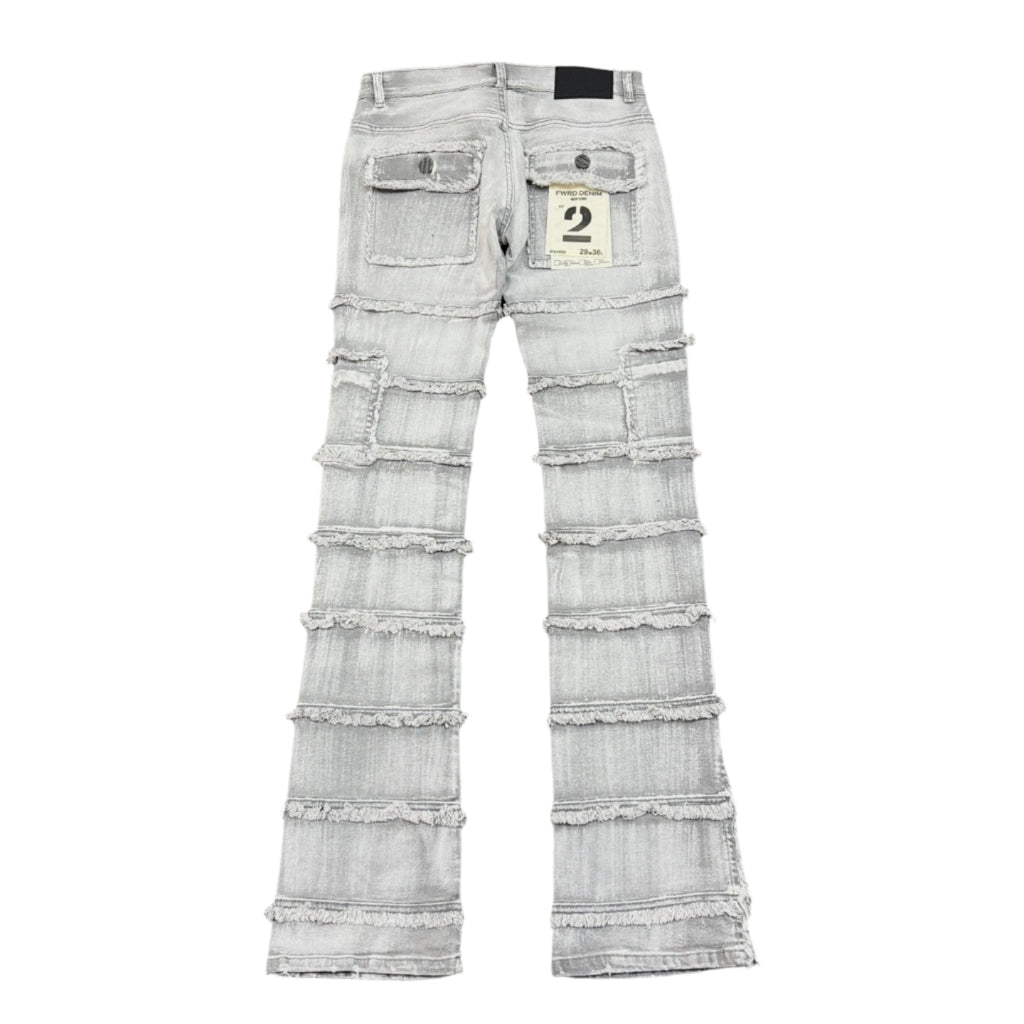 EVOLUTION Ripped Stacked Jeans