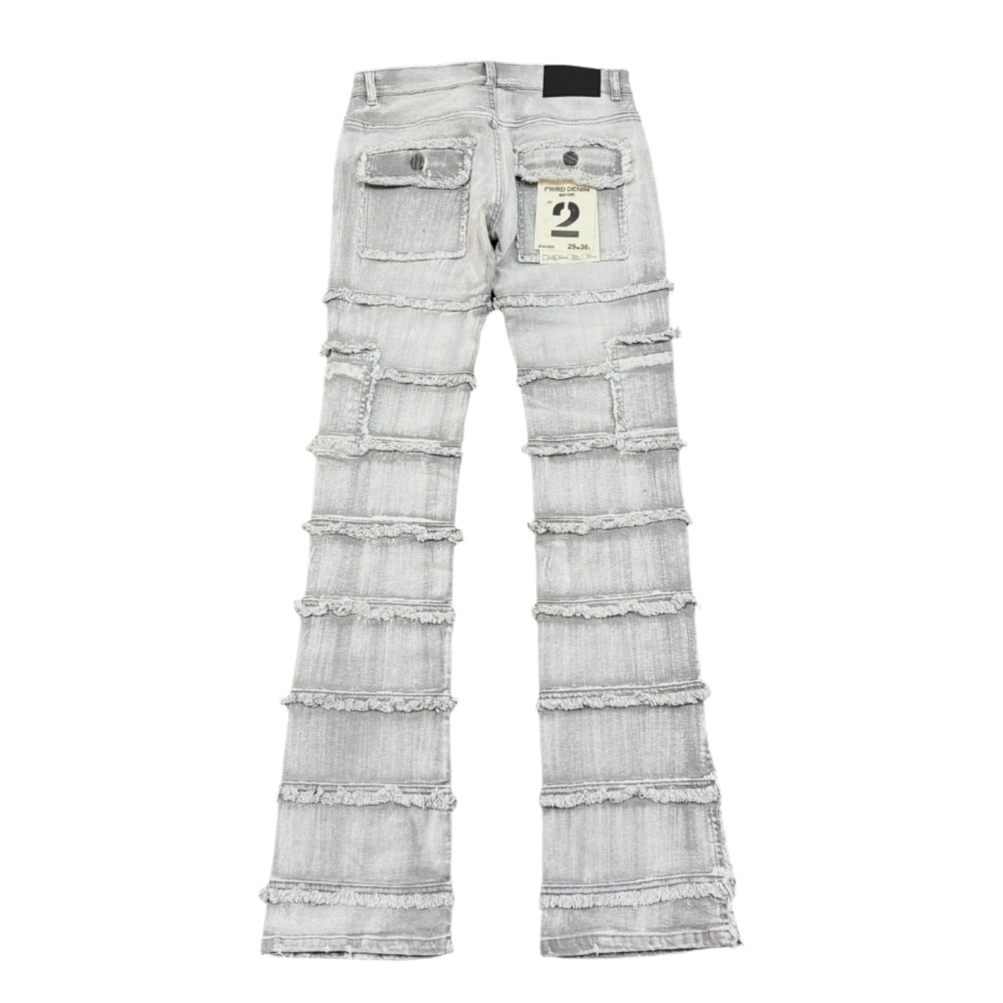 EVOLUTION Ripped Stacked Jeans