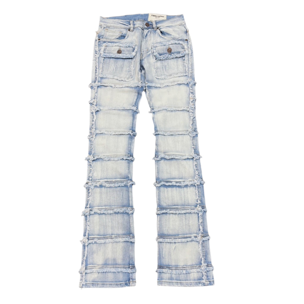 EVOLUTION Ripped Stacked Jeans